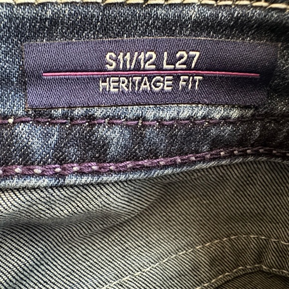 Vigoss Blue Ankle Cropped Jeans with Stretch - Picture 5 of 5